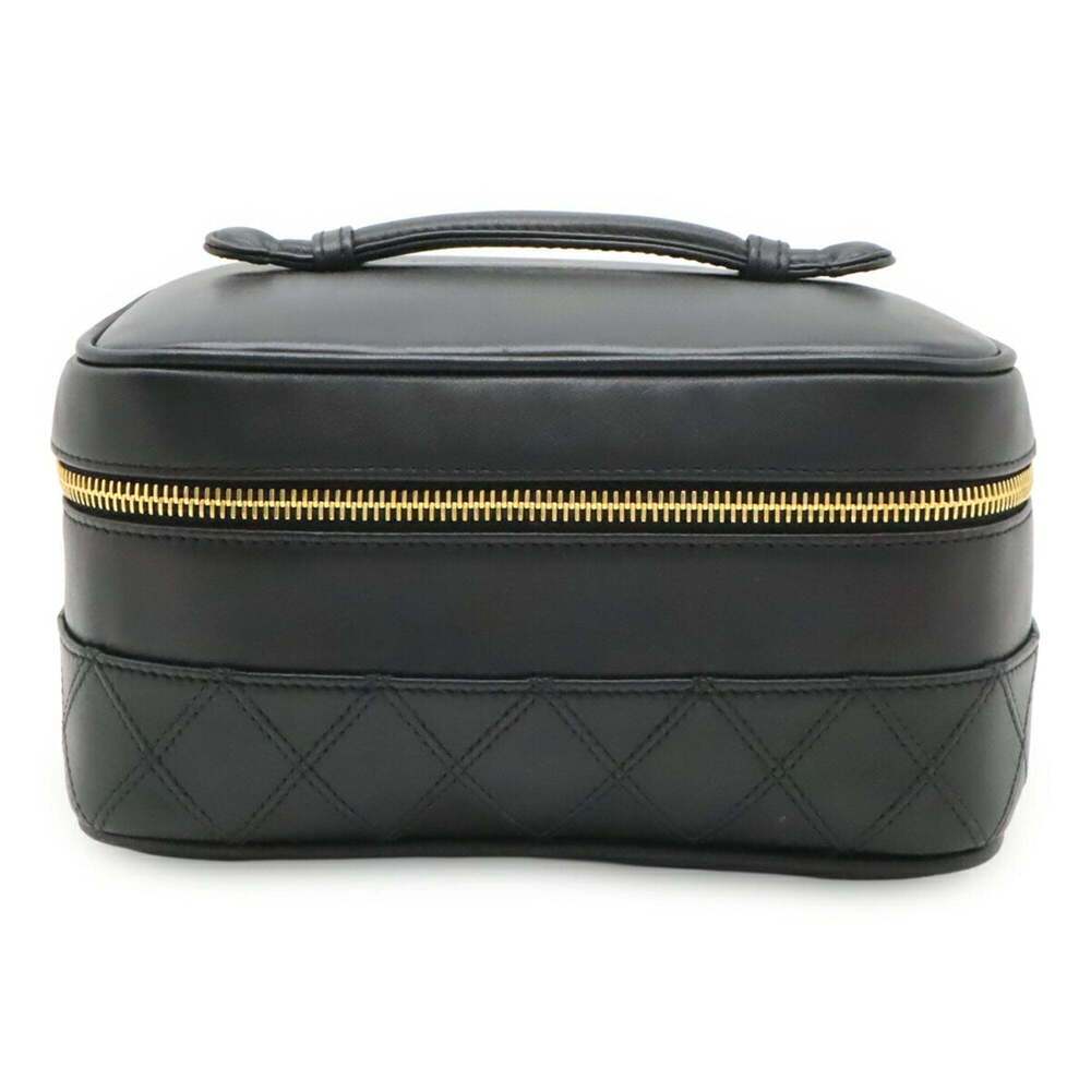 CHANEL Black Leather Pouch